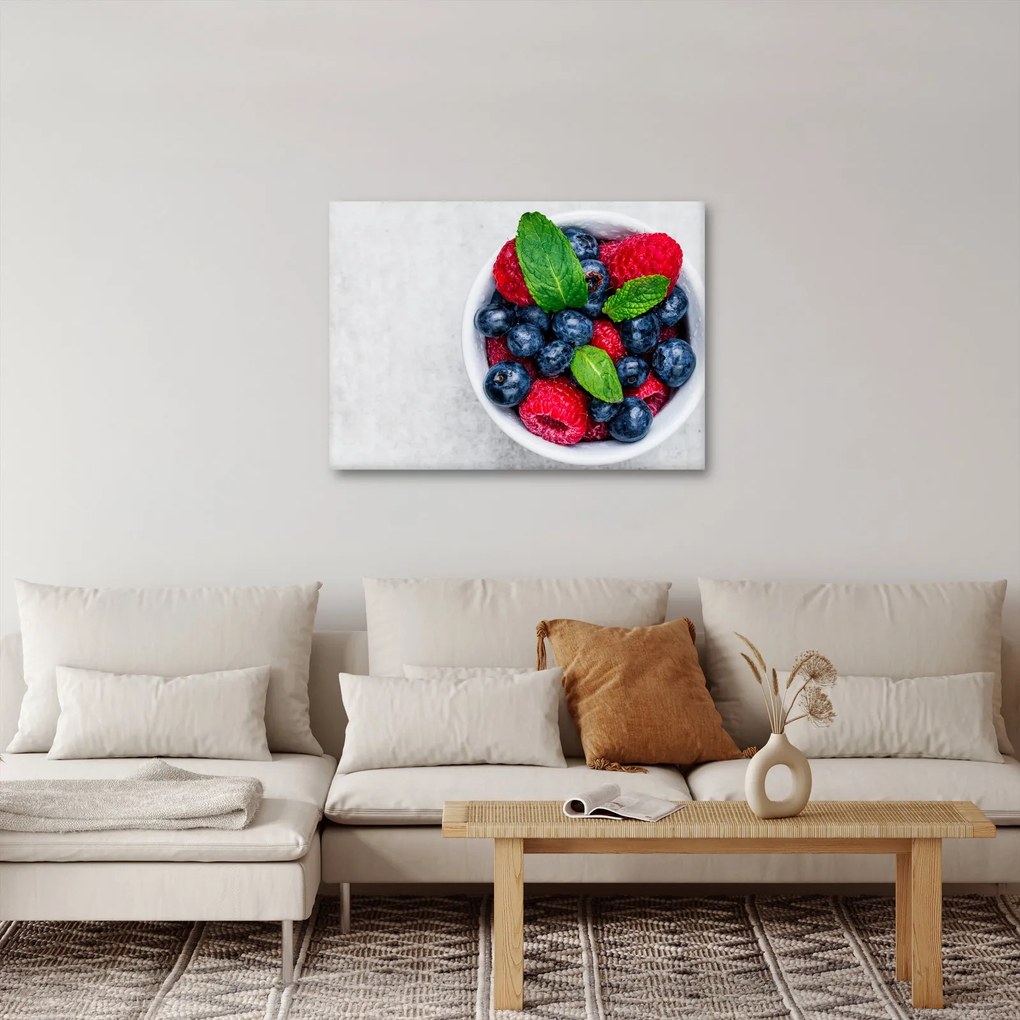 Kép - tál erdei gyümölccsel (70x50 cm)