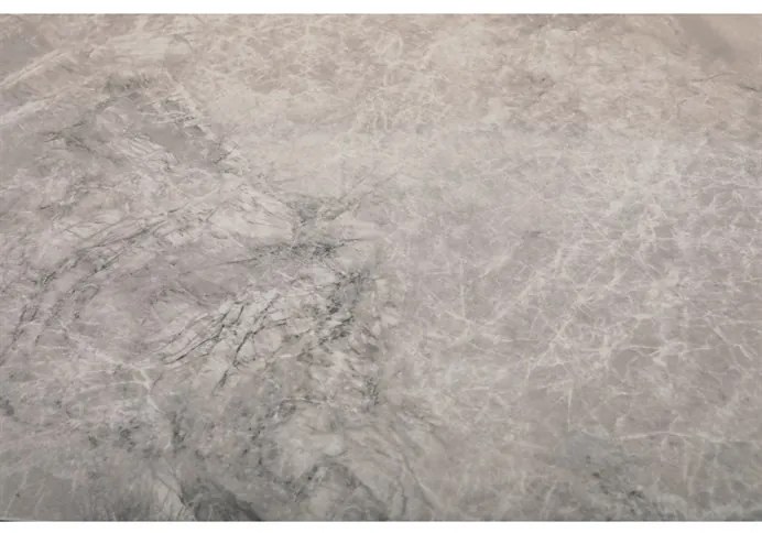 Szürke Márványhatású Luxus Dohányzóasztal, Kerámia Lappal és MDF Kerettel, 120×60 cm. AHG-281