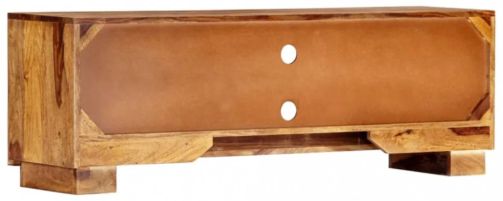 tömör akácfából TV-szekrény 118 x 30 x 40 cm