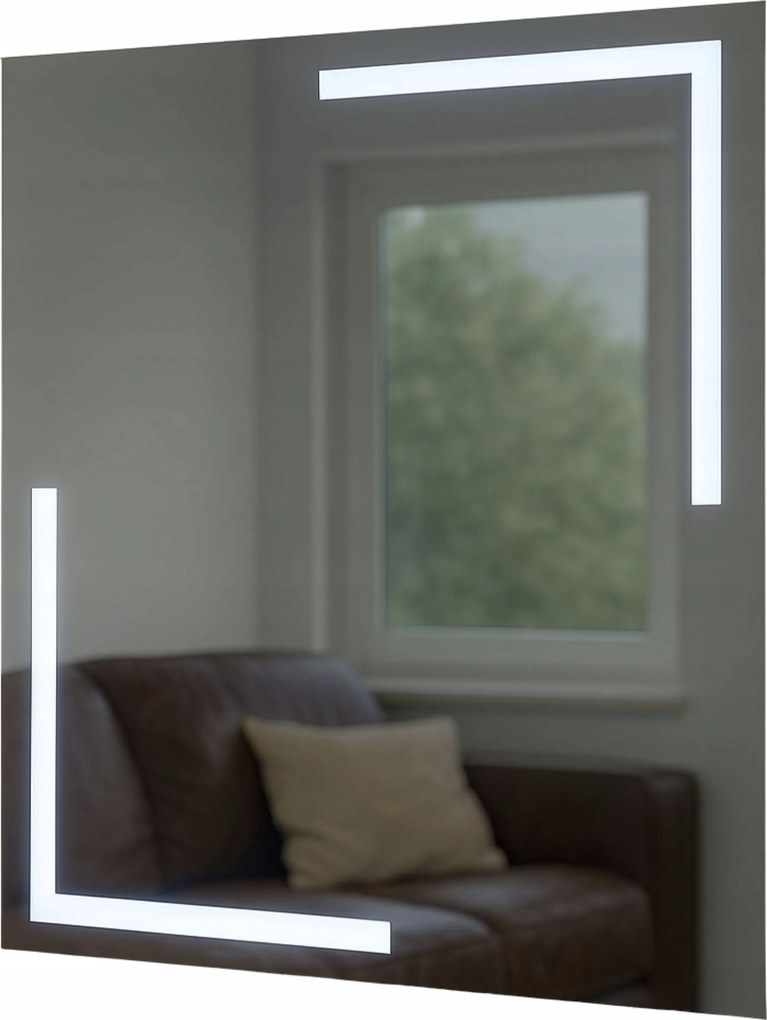Led Tükör 70X90 Kapcsoló Nélkül Led Világítás