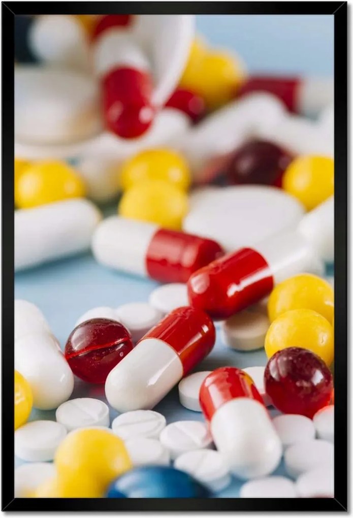 Poszterek keretben 40x60 Szórható tabletták