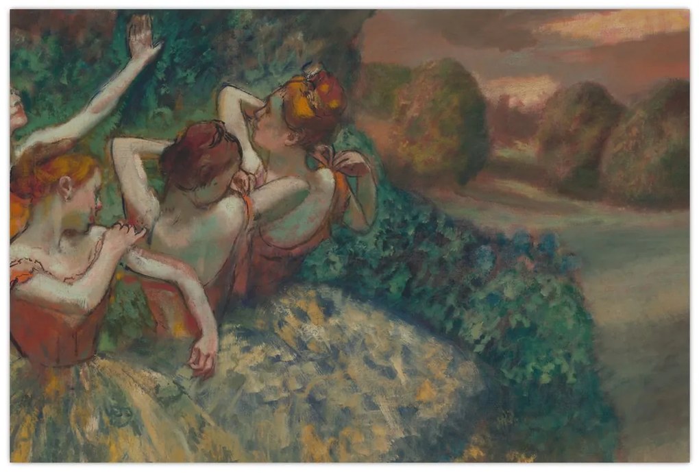 Kép - Edgar Degas, Four Dancers, reprodukciók (90x60 cm)