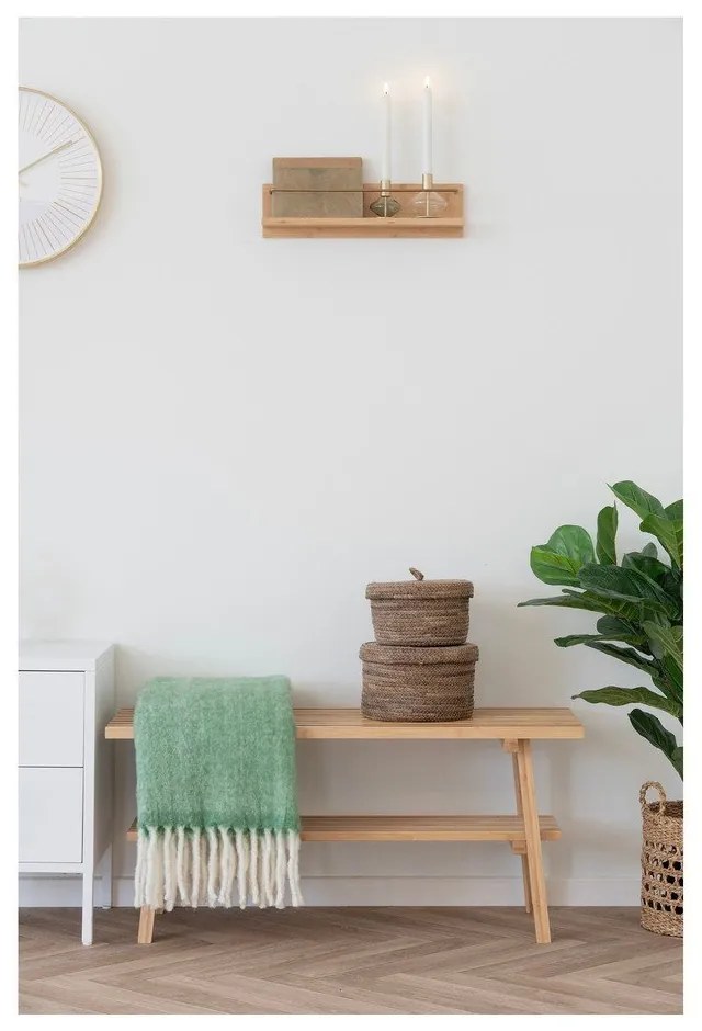 Üveg gyertyatartó készlet 2 db-os – House Nordic