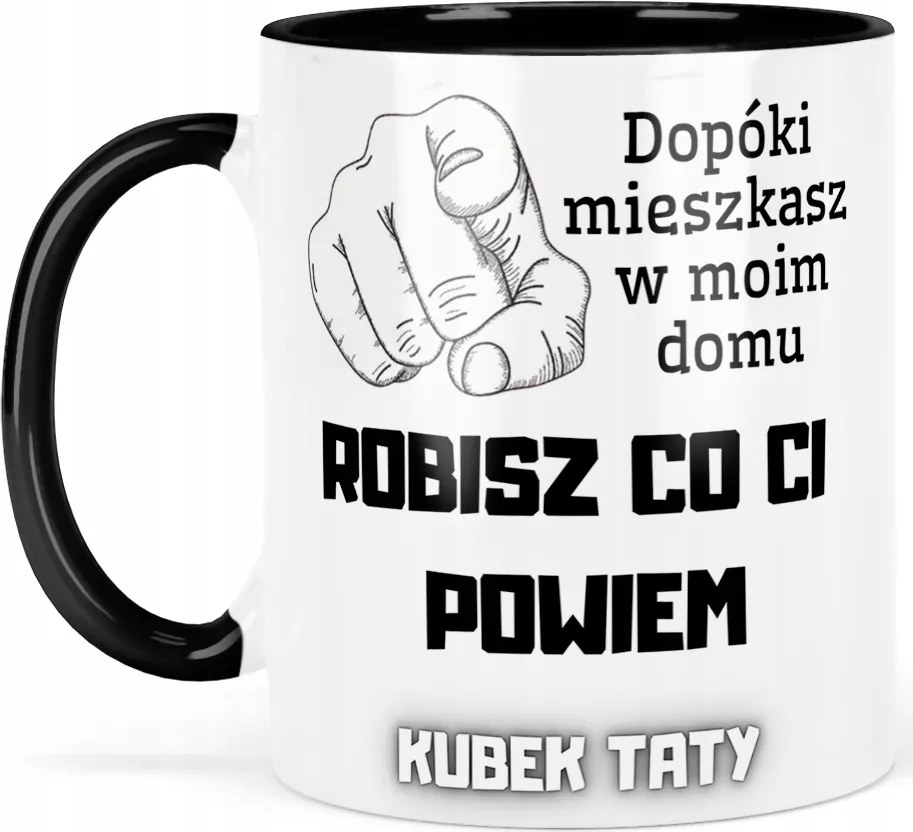 Bögre Fekete Vicces Ajándék Apának Apák napja Bögrék