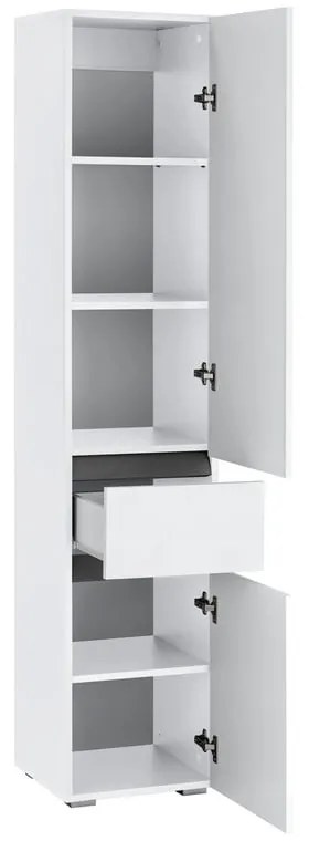 Wisla fehér fürdőszobai szekrény, 38 x 180 cm - Støraa