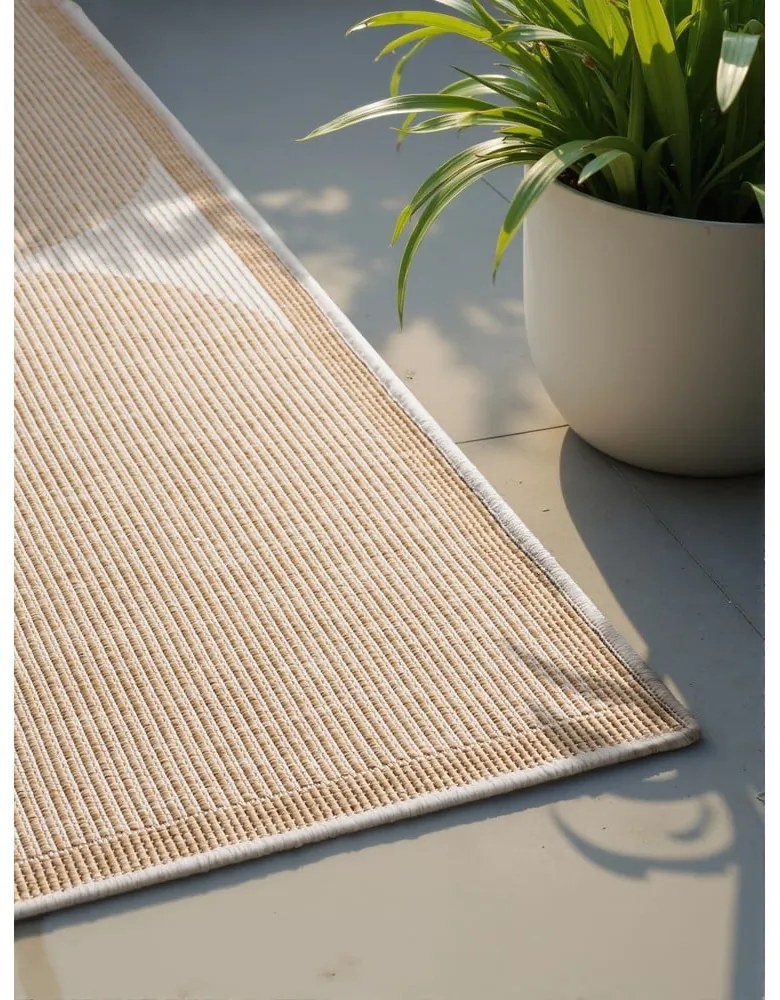 Bézs-elefántcsont színű kültéri-beltéri szőnyeg 200x290 cm Duet Bowen – NORTHRUGS
