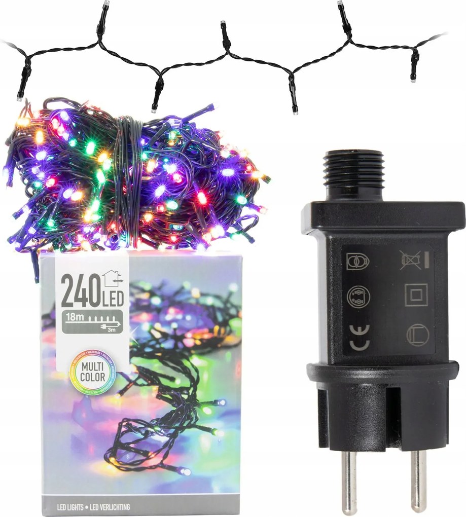 Karácsonyfa lámpák H&amp;s Decoration kültéri 18 m 201 300 lámpa