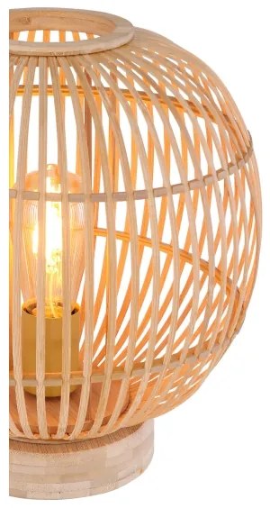 Globo 15368T - Asztali lámpa HILDEGARD 1xE27/60W230V bambusz