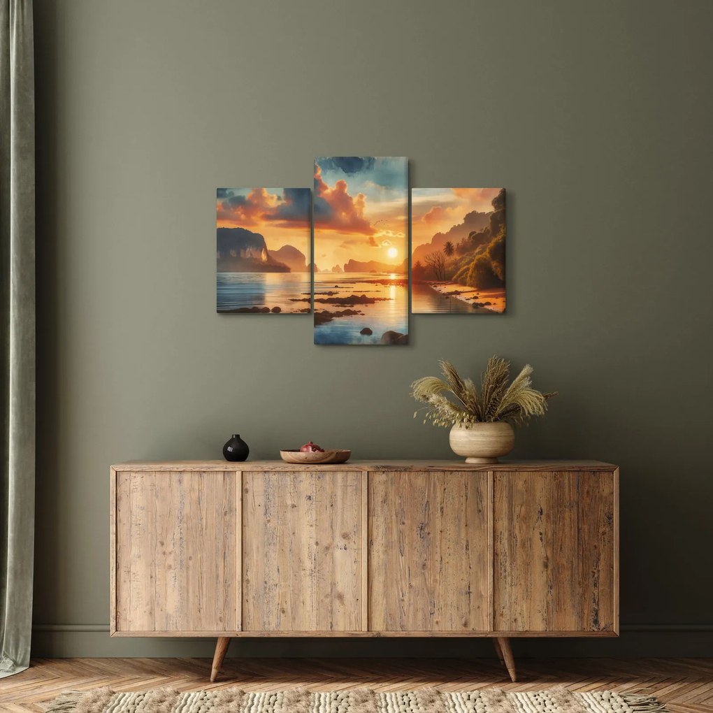 Kép - Kilátás a partról (90x60 cm)