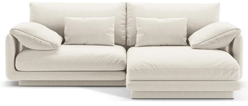 Fehér sarokkanapé (jobb oldali) Torino – Micadoni Home