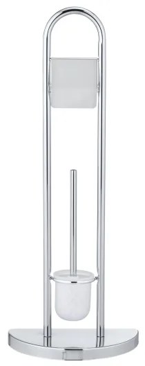 WENKO 16608100 - COSENZA WC-kefe 33x84 cm, fényes króm/szatén