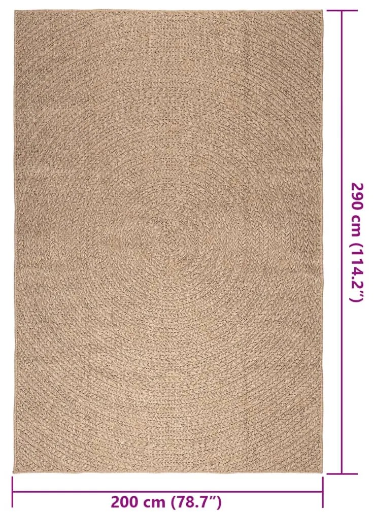 ZIZUR juta hatású beltéri és kültéri szőnyeg 200 x 290 cm