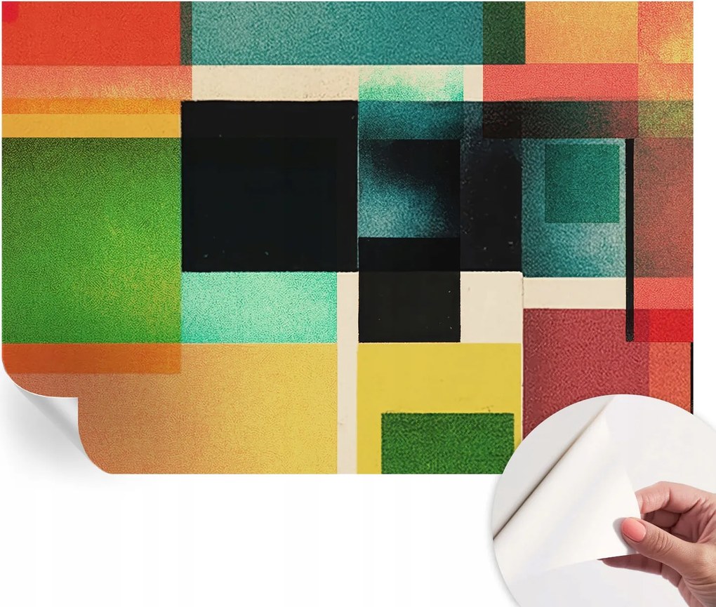 Fali fotótapéta Hálószoba Nappali Geometrikus absztrakt 152x104 cm