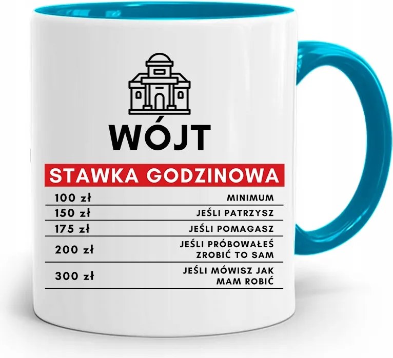 Bögre Kék Ajándék Óradíj fényképes nyomtatással