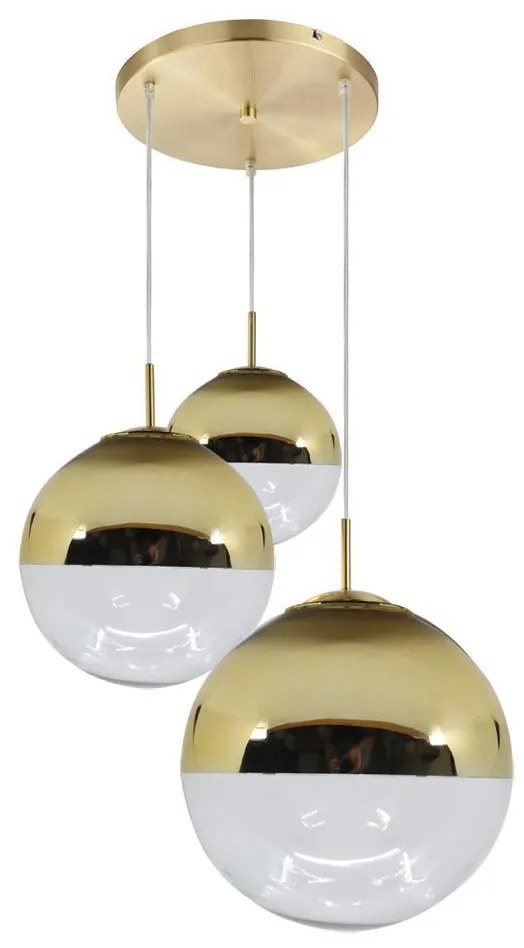 GLOBO 15855-3 - Csillár zsinóron VARUS 3xE27/40W/230V
