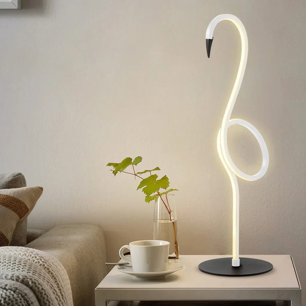 Elstead Lighting Flamingo FLAMINGO-TL-WHT Asztali lámpa 1x6 W /LED 3000 K 420 lm