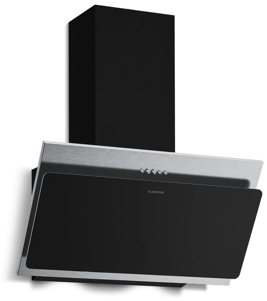 Klarstein Alessia ferde páraelszívó | elszívó és keringtető üzemmód | rozsdamentes acél | 404 m³/h | 60 cm