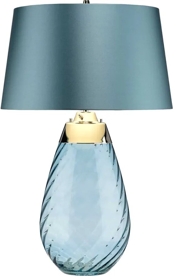 Elstead Lighting LENA LENA-TL-L-BLUE Asztali lámpa 1x60W/E27+7W/GU10 3000K 620LM