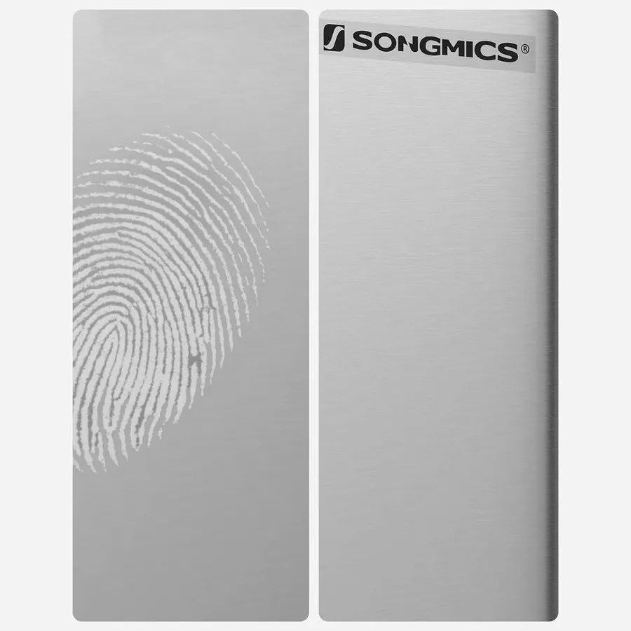 Dupla szemetes, 2 x 20 literes konyhai szemetes, ezüst