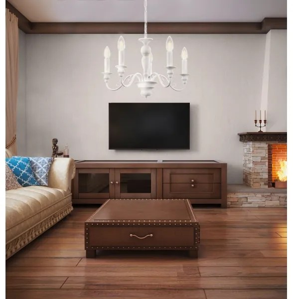 Eglo 49851 - Csillár CAPOSILE 5xE14/40W/230V