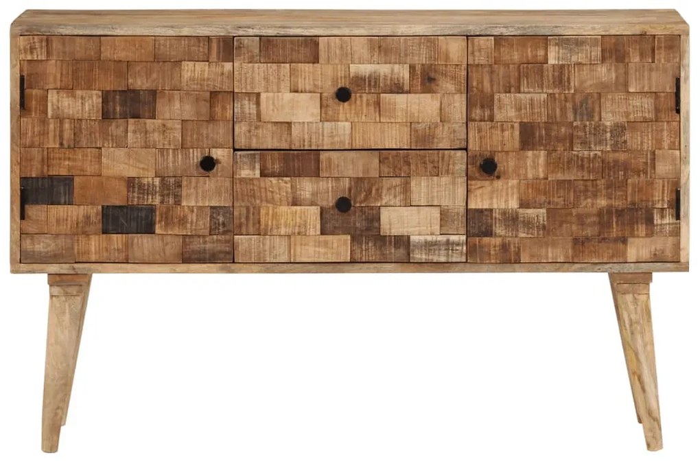 tömör mangófa tálalószekrény 110 x 30 x 70 cm