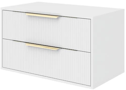 AVI Mosdó Szekrény Fehér Színben 80CM