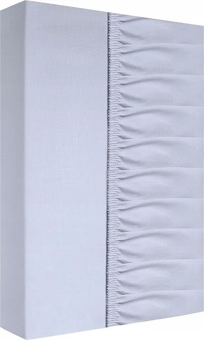 Pamut gumis lepedő 140x200 ezüst