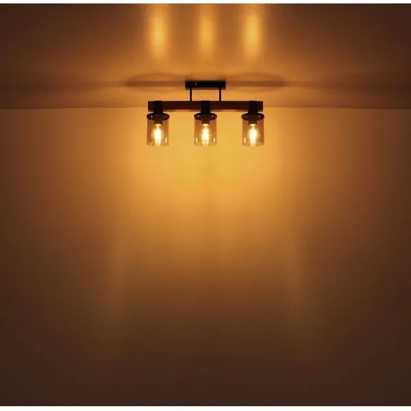 Globo 15555-3D -  Felületre szerelhető csillár LILA 3xE27/60W/230V