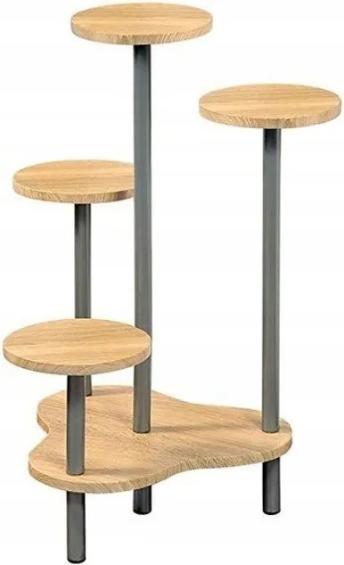 Virágágyás kaspó virágok otthonra Álló Magas könyvespolc 72cm Kesper