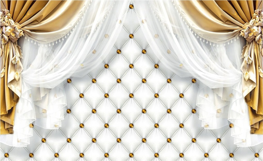 Flizelin fotótapéta Arany portások elegancia kényelem 350x250 +ragasztó