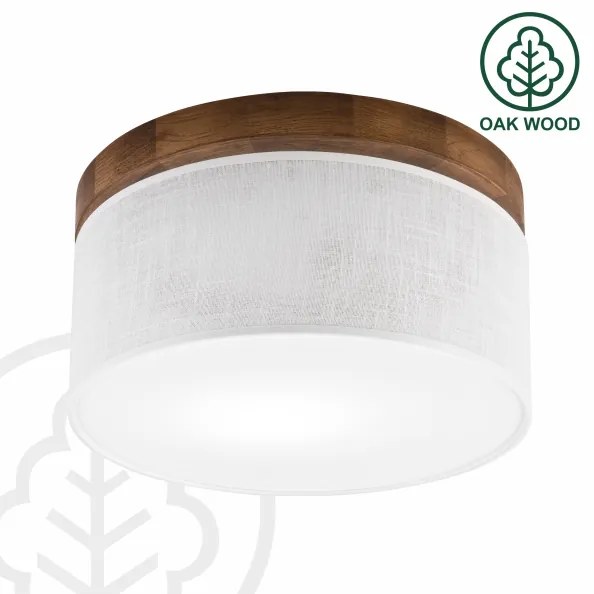 Brilagi - LED Mennyezeti lámpa BELLADONNA 1xE27/15W/230V átm. 30 cm fehér/tölgy cseresznye