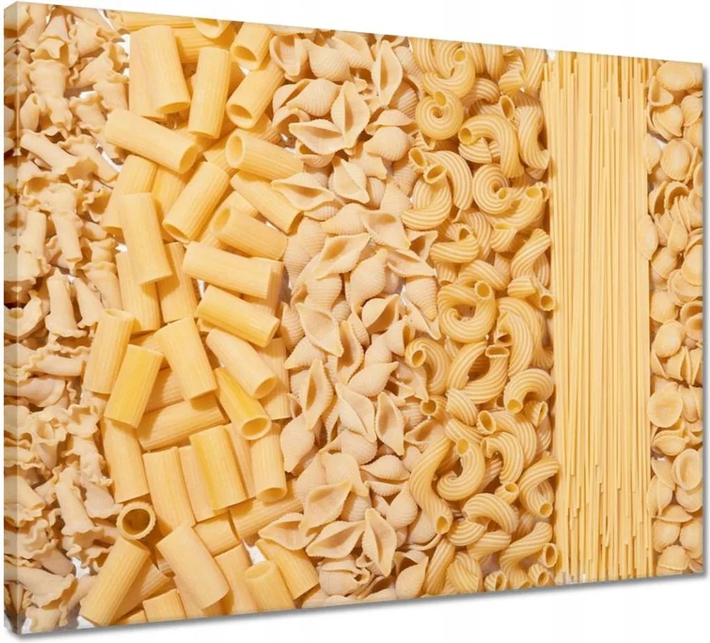 Vászonkép 50x40 Tészta típusok paszta