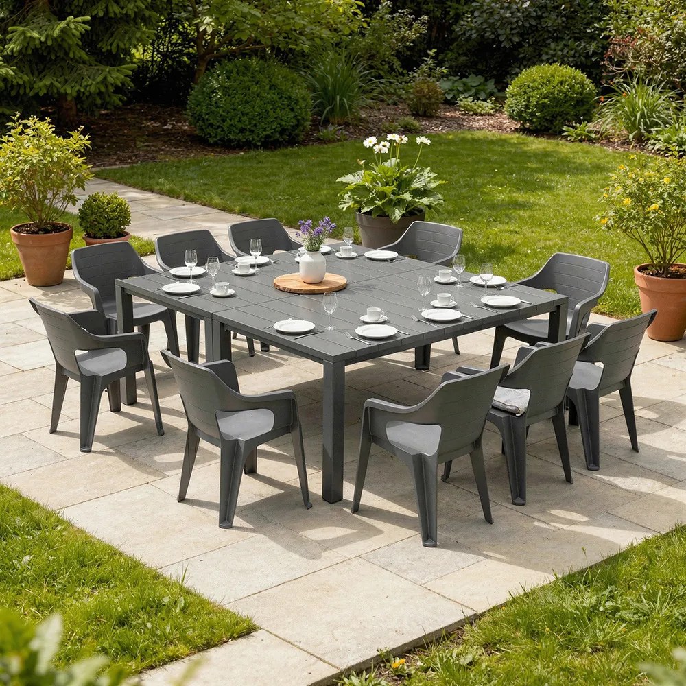 Florin 10+1 kerti bútor garnitúra szett