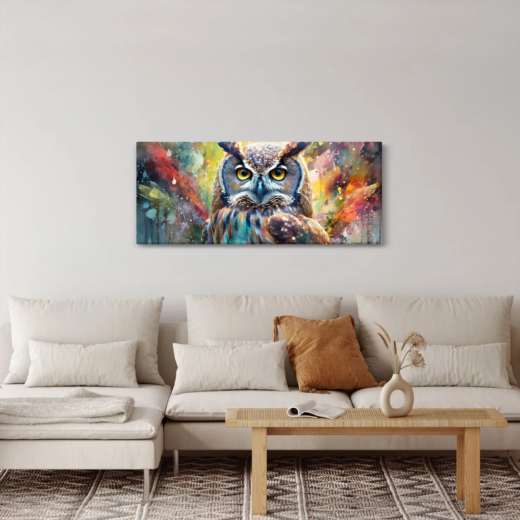 Kép - Egy bagoly festménye (120x50 cm)