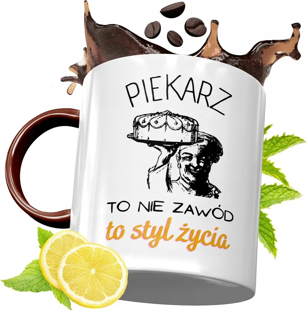 Bordó Bögre Péknek Születésnapra Ajándék fényképes nyomattal