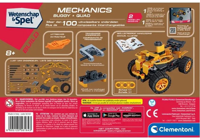 Buggy és Quad Mechanics építőjáték Clementoni