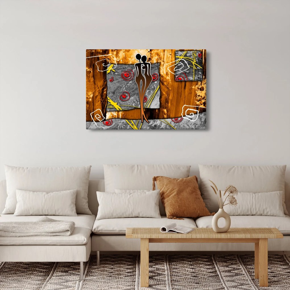 Egy ősi festmény képe (90x60 cm)