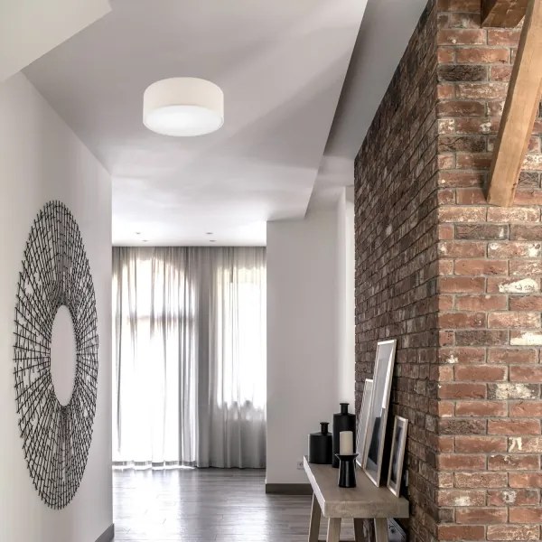 SIRJA mennyezeti lámpa 1xE27/60W/230V, 35 cm átmérő, krém színű