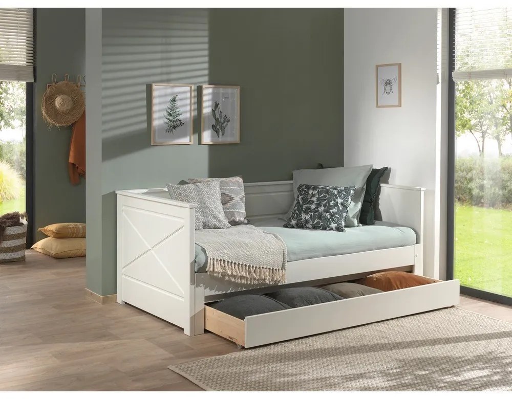 Fehér gyerekágy alatti fiók PINO – Vipack