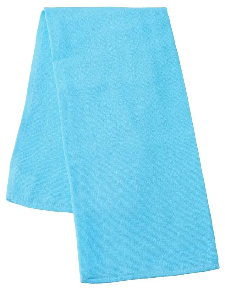 Pamut tetra pelenka New Baby Softy nyomtatott mintával 70 x 70 cm 4 db fehér-türkiz
