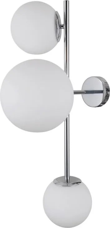 Italux modern fali lámpa vailante fehér króm itxwl-31221-3b-ch