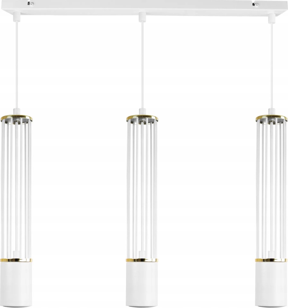 Led Mennyezeti Lámpa Lógó Csillár Fehér Hármas Cső Díszléc Konyha