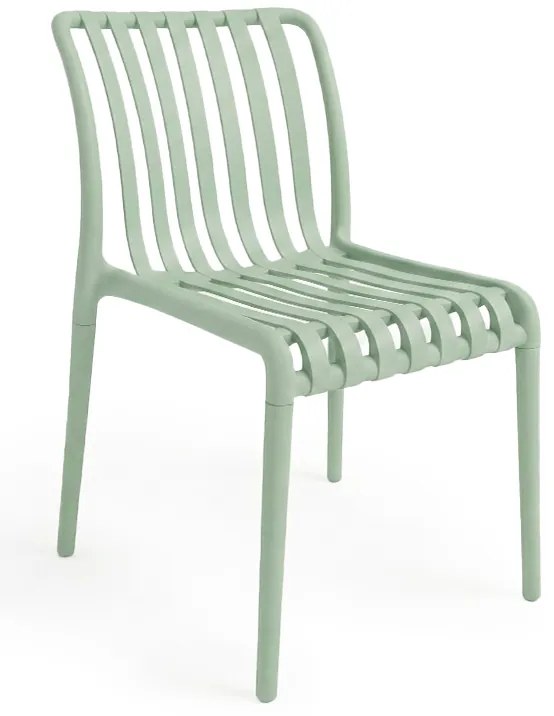 Műanyag szék TREGO, zöld