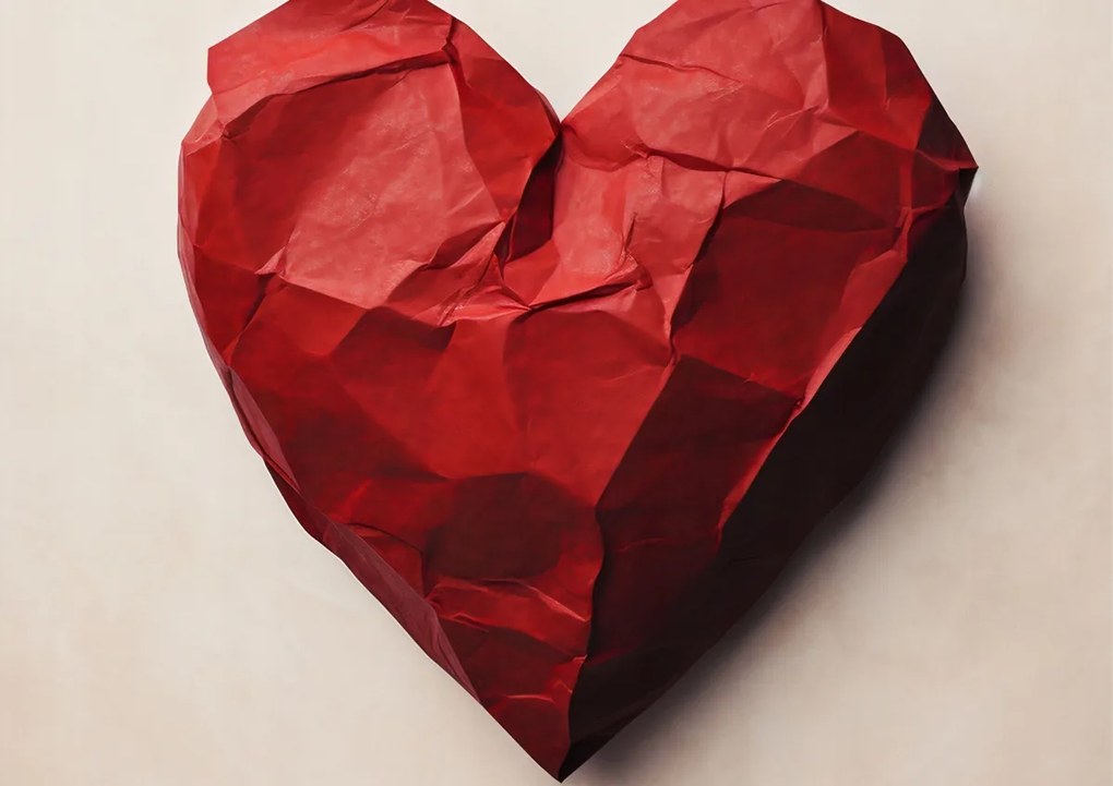 Poszter 42x29,7cm Rajzolt szív