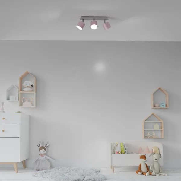 Spotlámpa DIXIE 3xGX53/11W/230V rózsaszín