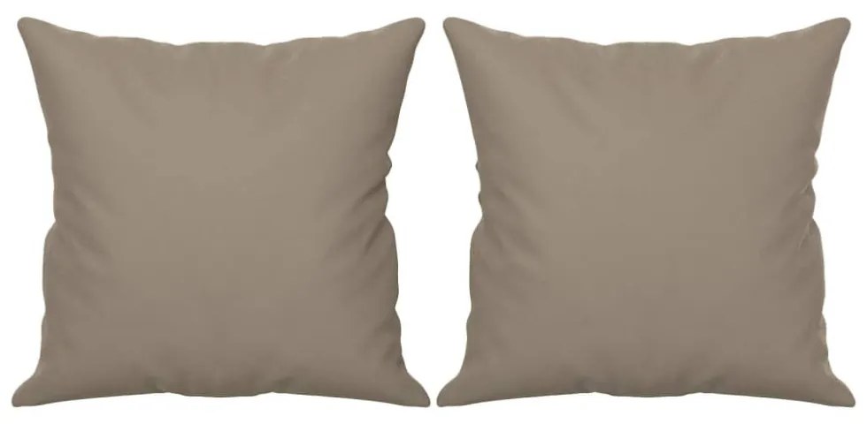 2 személyes tópszínű mikroszálas szövetkanapé párnákkal 140 cm
