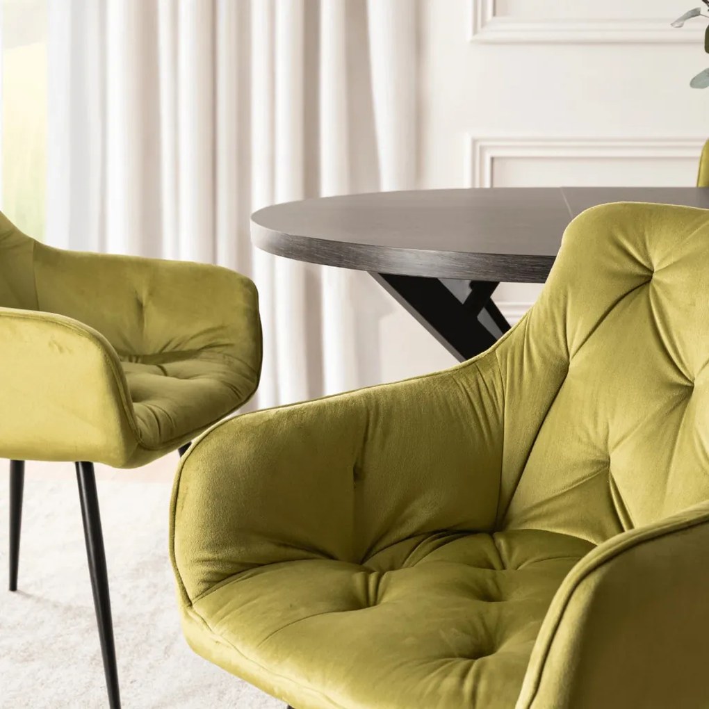 Pisztácia Színű Bársony Étkezőszék. MODESTO