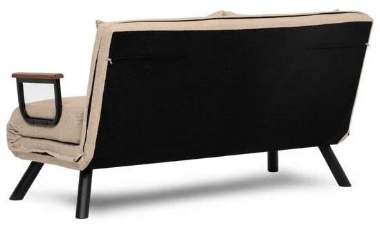 2 személyes kanapéágy Homoko 2-Seater - Krém