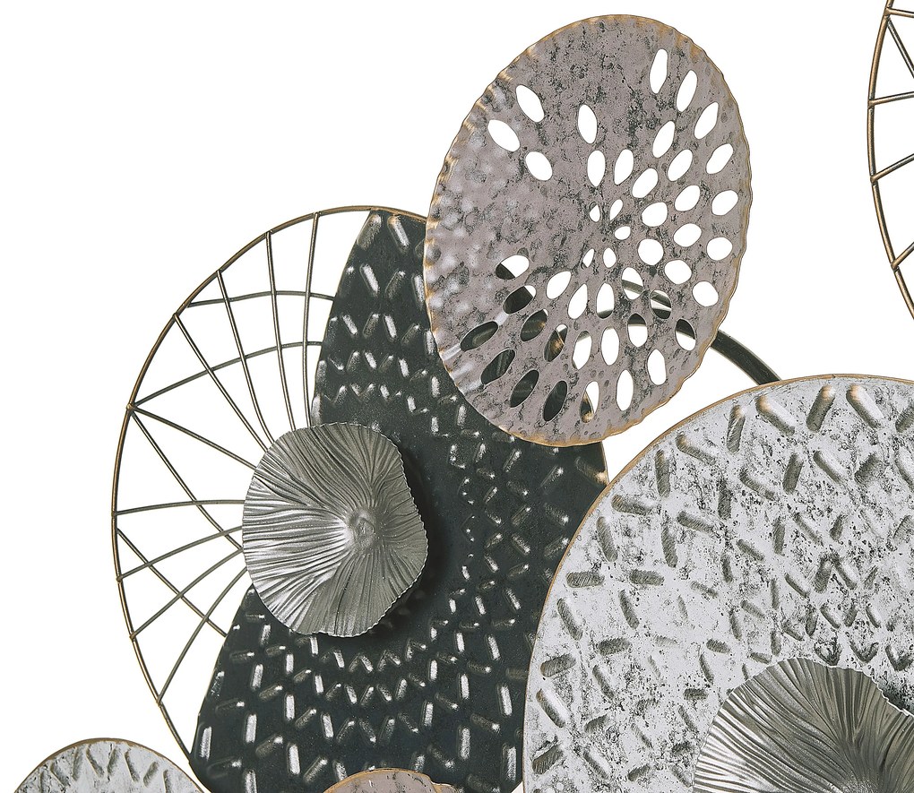 Fali Dekoráció Fekete És Ezüst Színben CESIUM Beliani