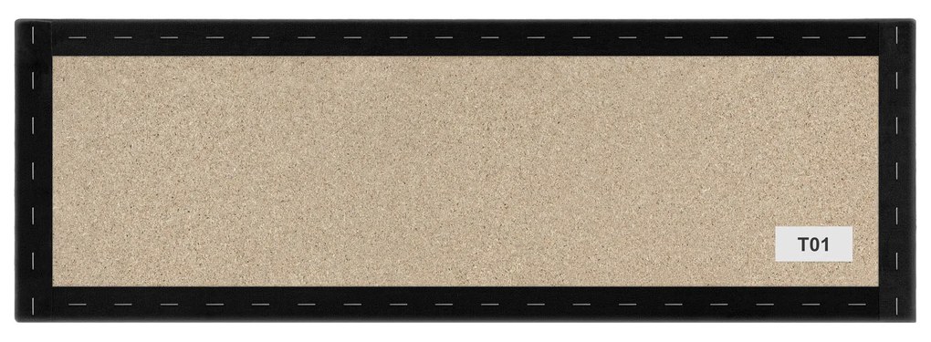 Kárpitozott panel - Téglalap - 100x20cm Szín: Khaki